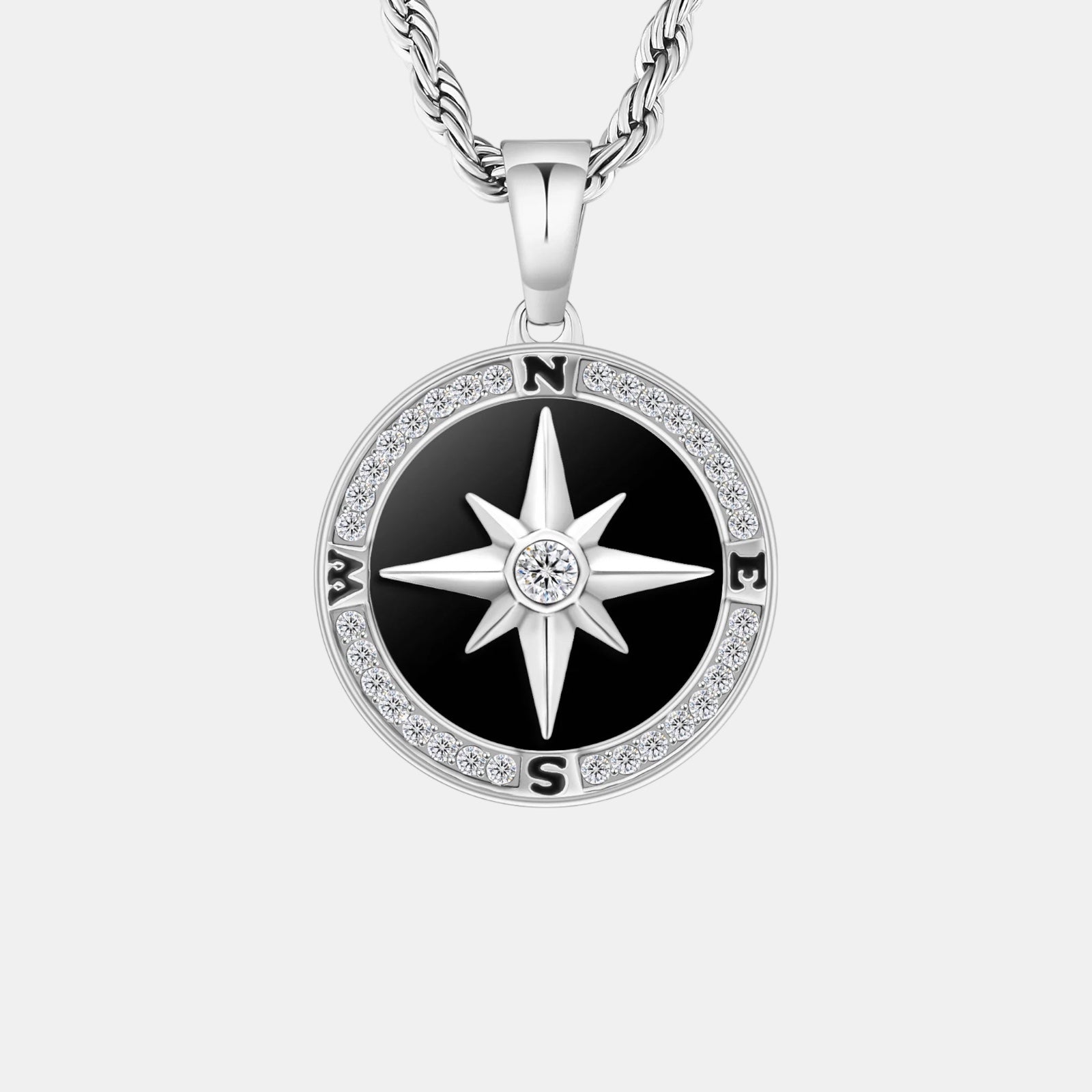 BLYNG Northstar Compass Pendant Silver Main IMG