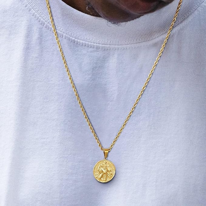 BLYNG St. Christopher Pendant Gold IMG 1
