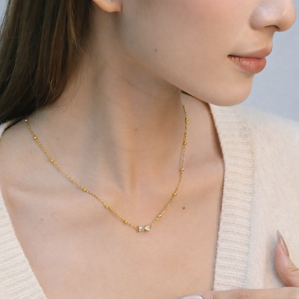 Aria Solitaire Necklace