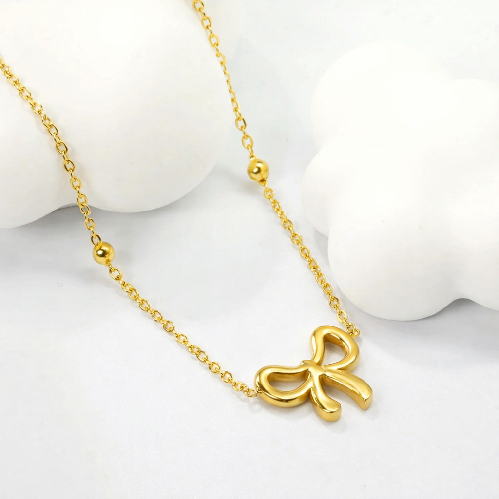 Paloma Bow Necklace