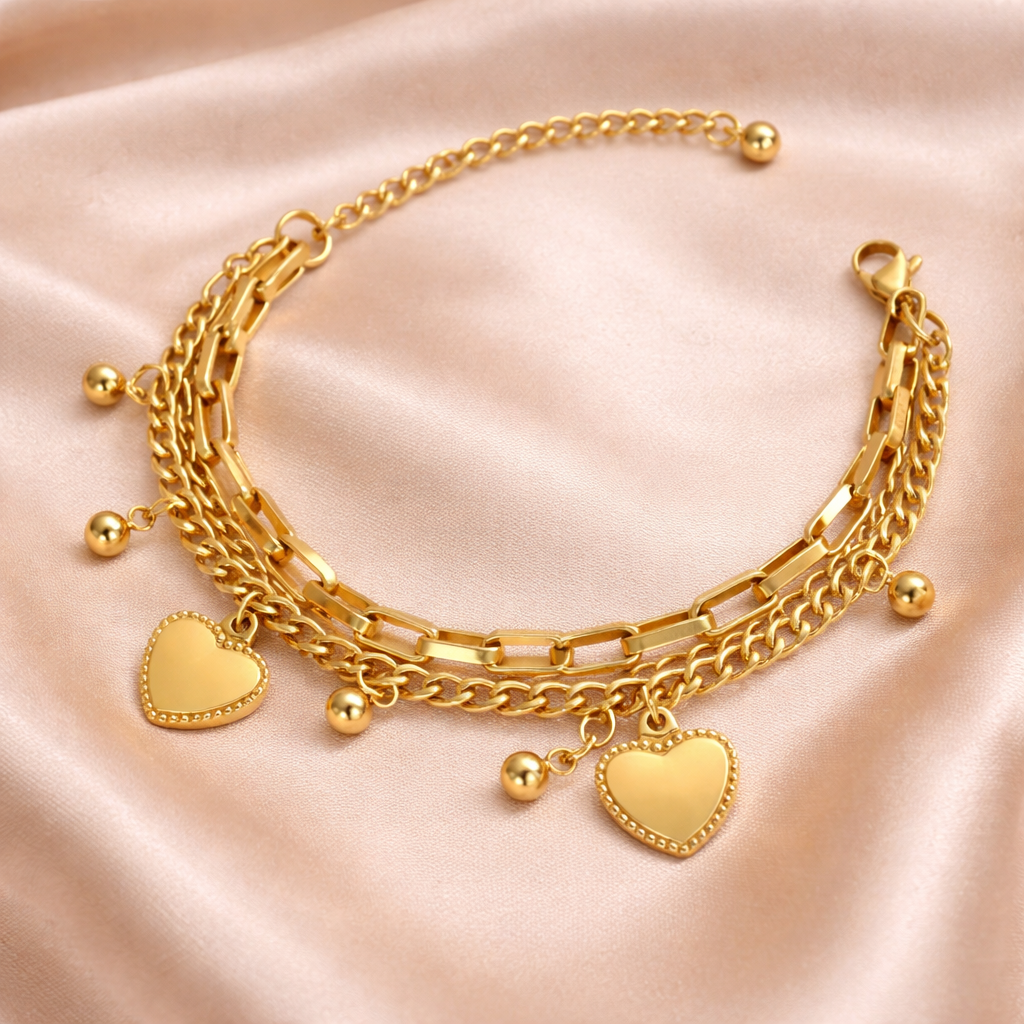 Liliane Heart Bracelet