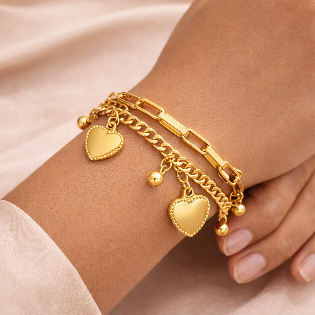Liliane Heart Bracelet