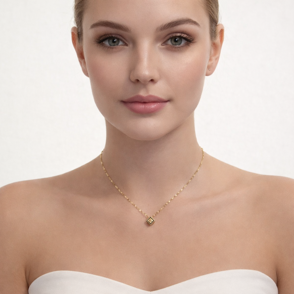 Ophelia Solitaire Necklace