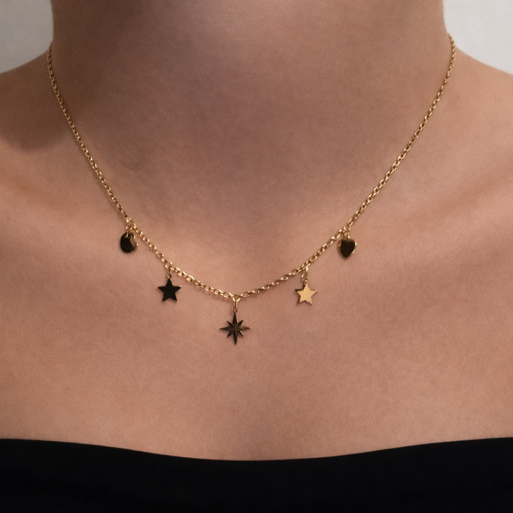 Cecile Celestial Necklace