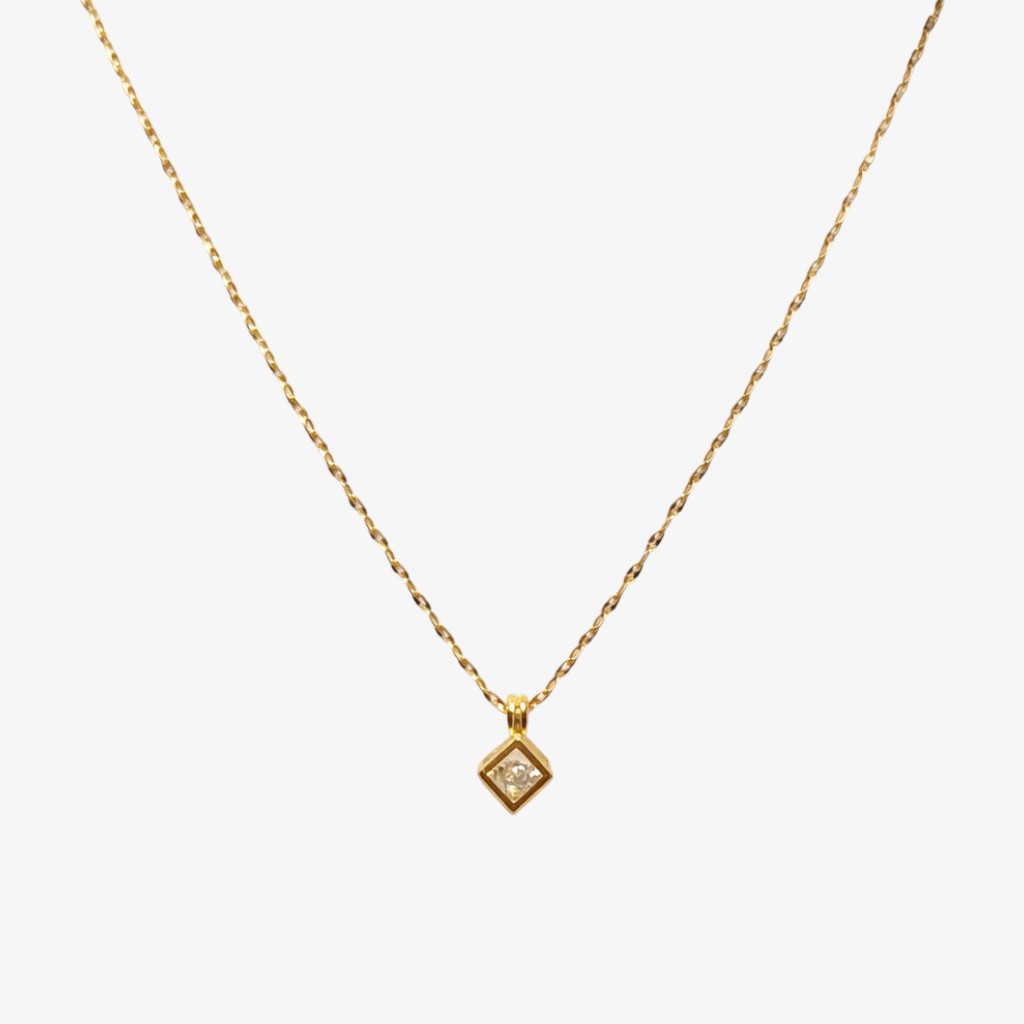 Ophelia Solitaire Necklace