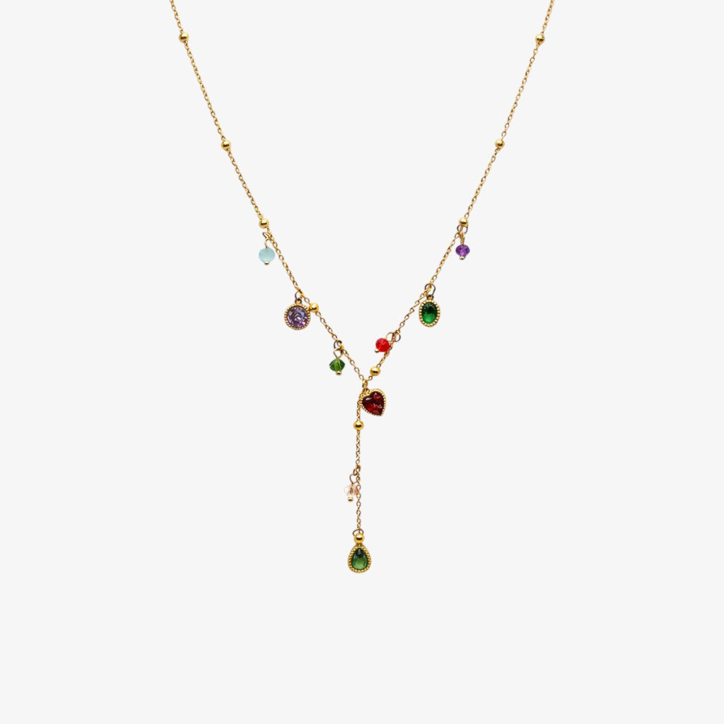 Adeline Gemstone Necklace