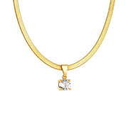 Leni Solitaire Necklace