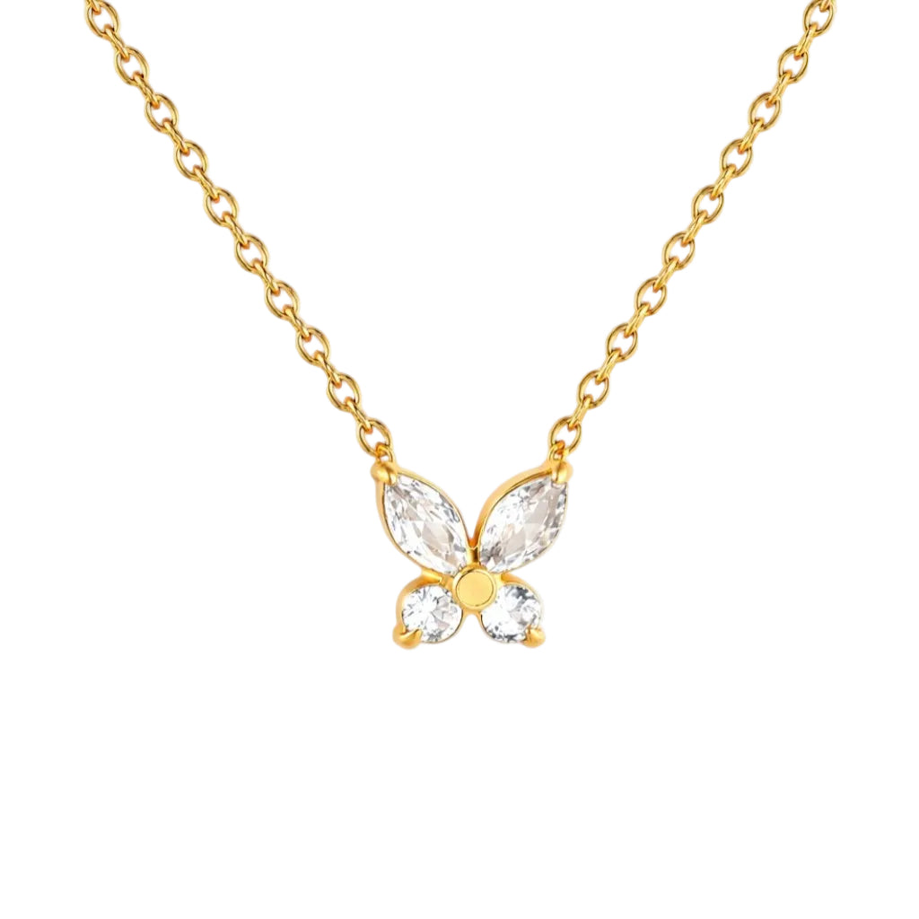 Vina Butterfly Necklace