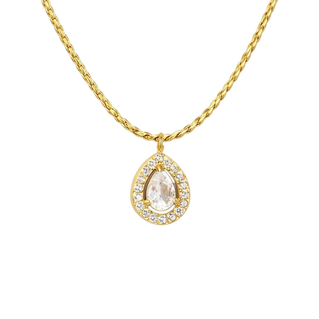 Elen Teardrop Necklace