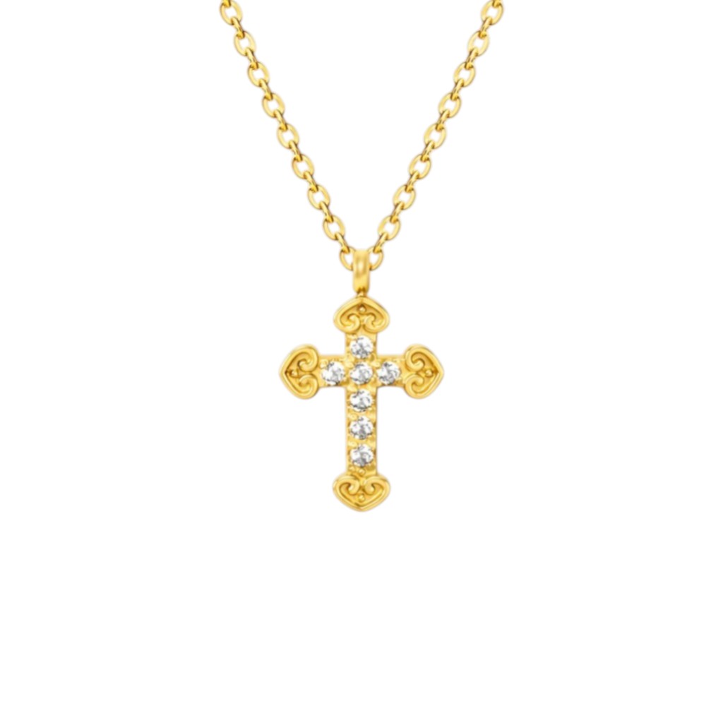 Lira Cross Necklace