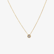 Celestine Solitaire Necklace