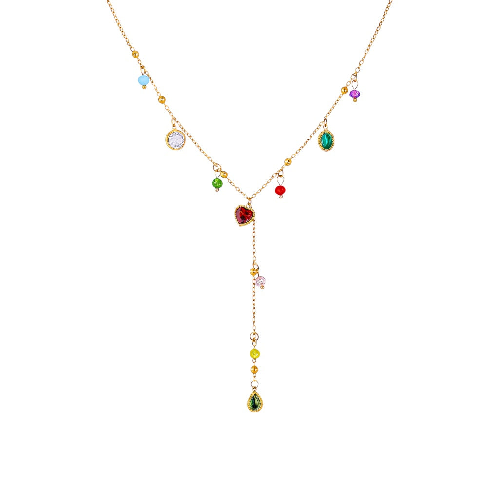 Adeline Gemstone Necklace