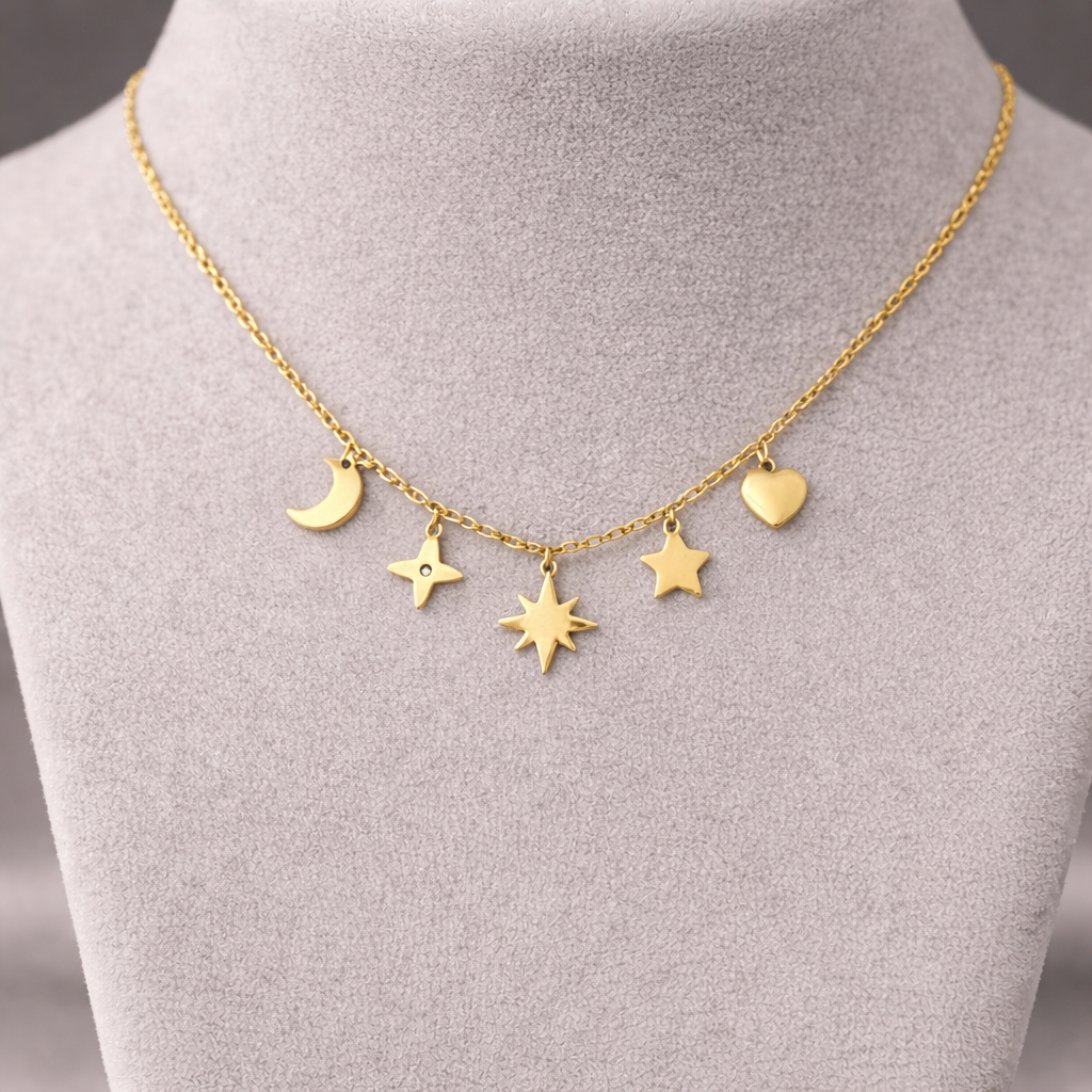 Cecile Celestial Necklace