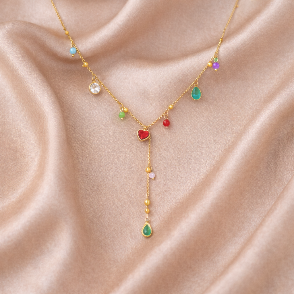Adeline Gemstone Necklace