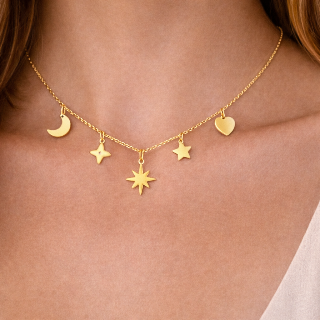 Cecile Celestial Necklace