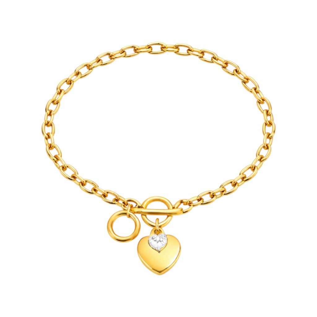 Aurora Heart Bracelet