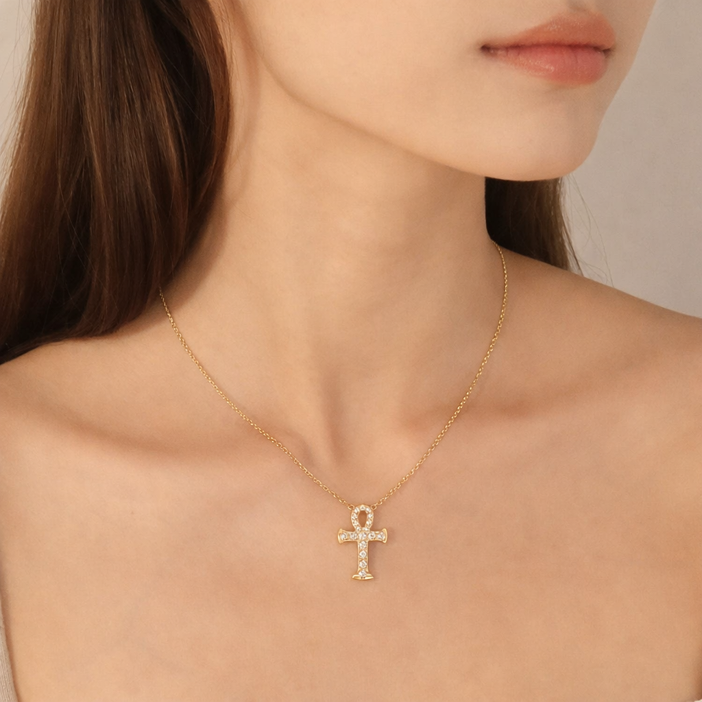 Asha Cross Necklace