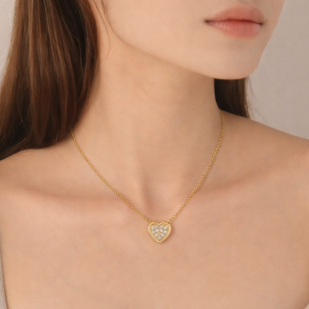 Rumi Heart Necklace