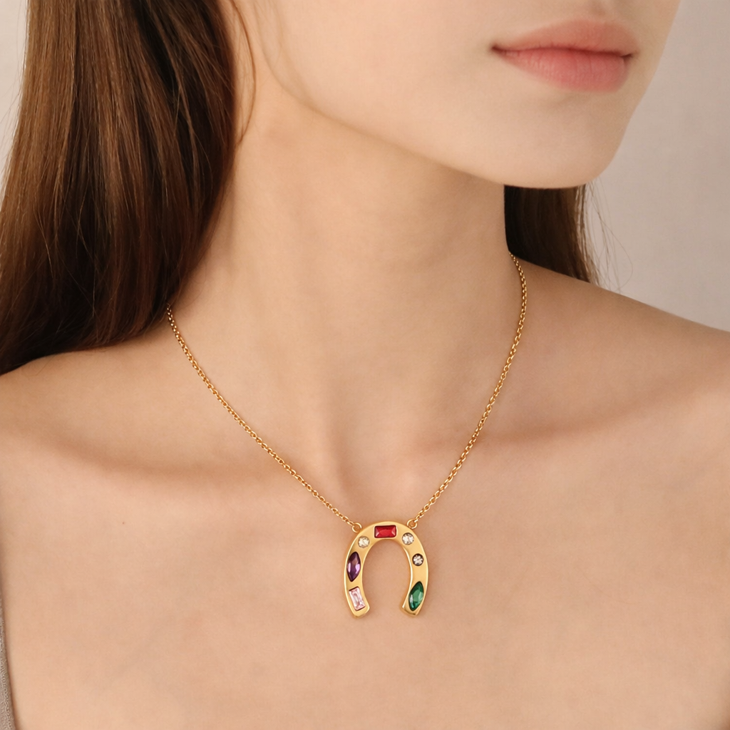 Aina Horshshoe Necklace