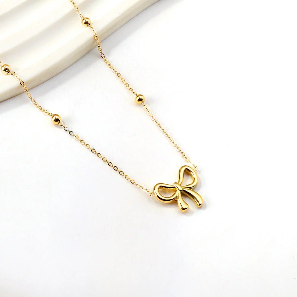 Paloma Bow Necklace