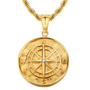 BLYNG Compass Pendant - Gold