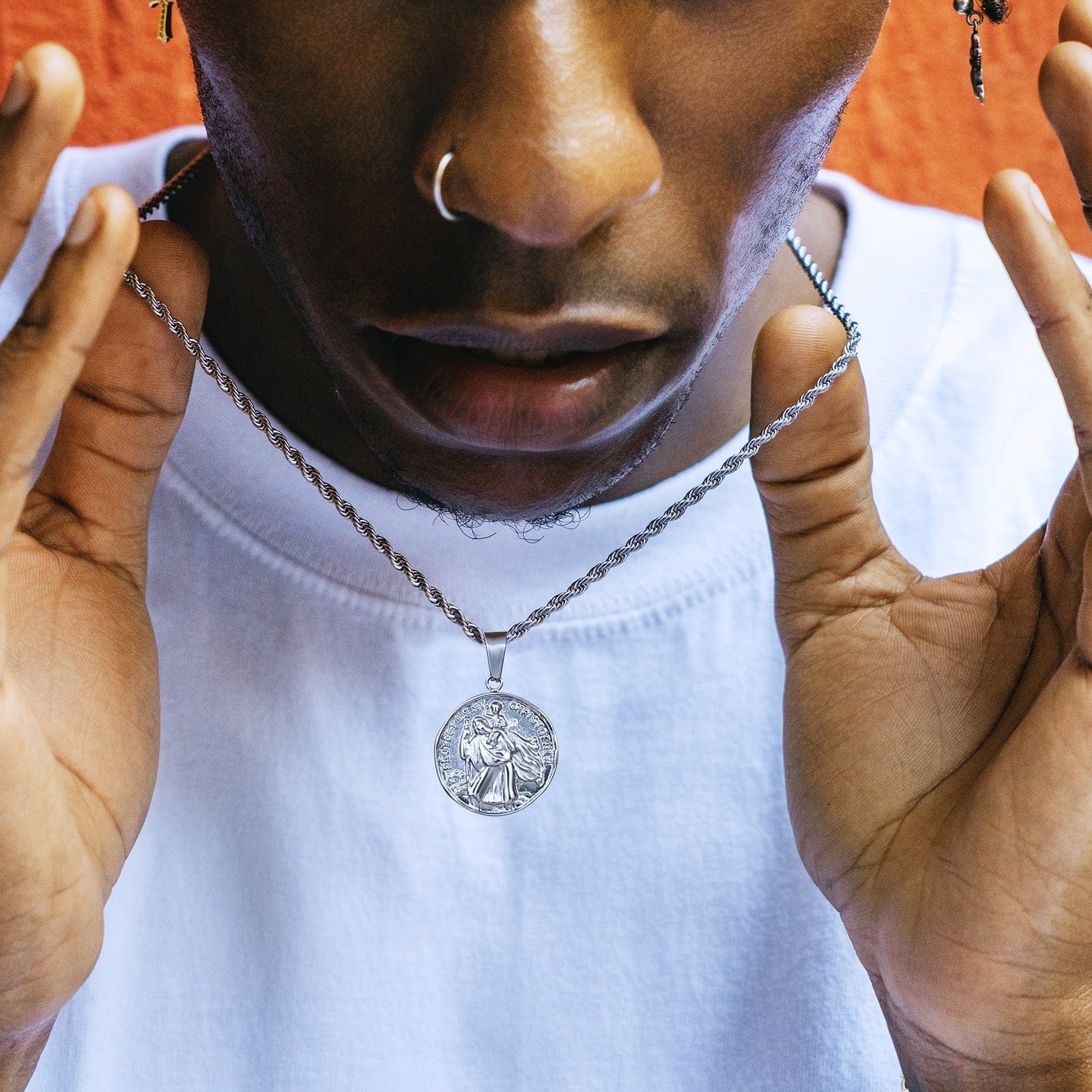 St. Christopher Pendant | Silver