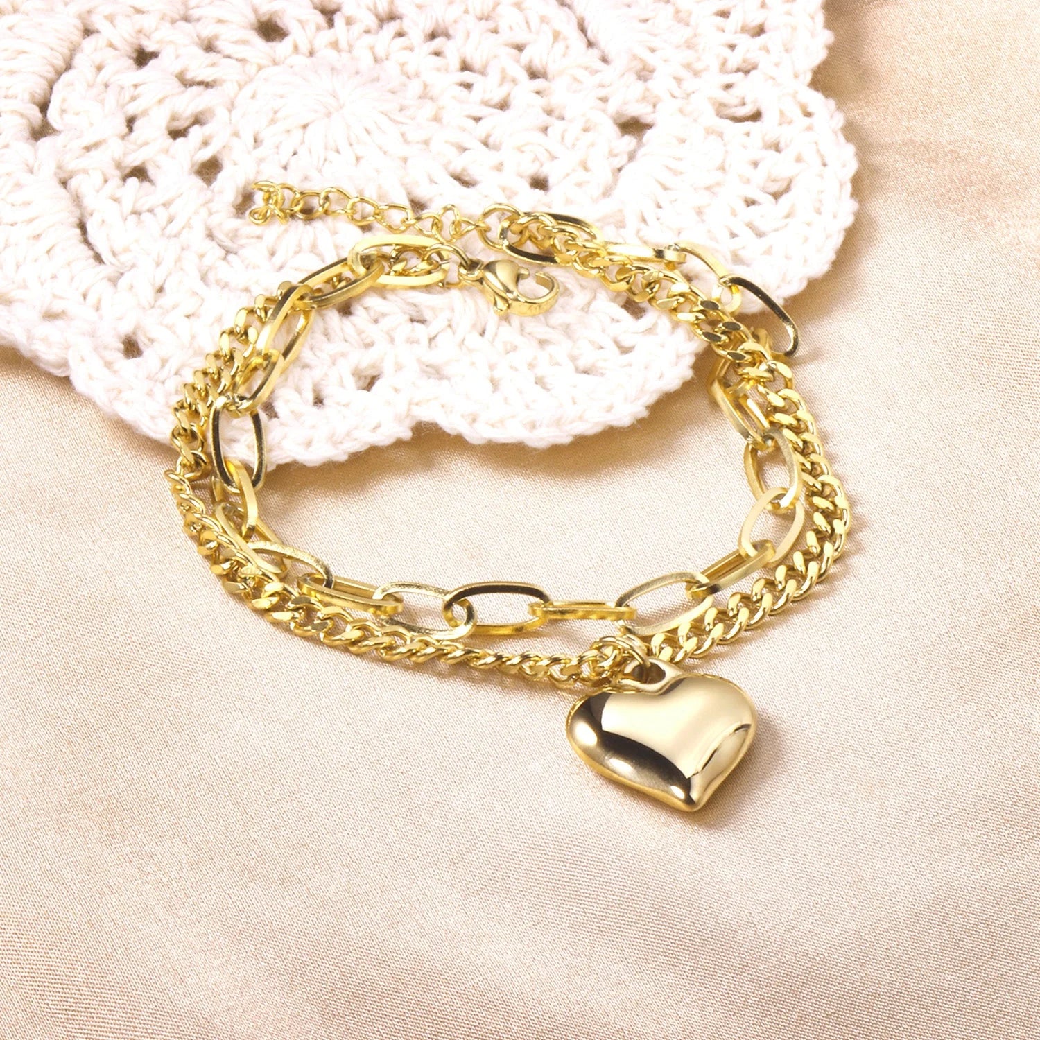 Liliane Heart Bracelet