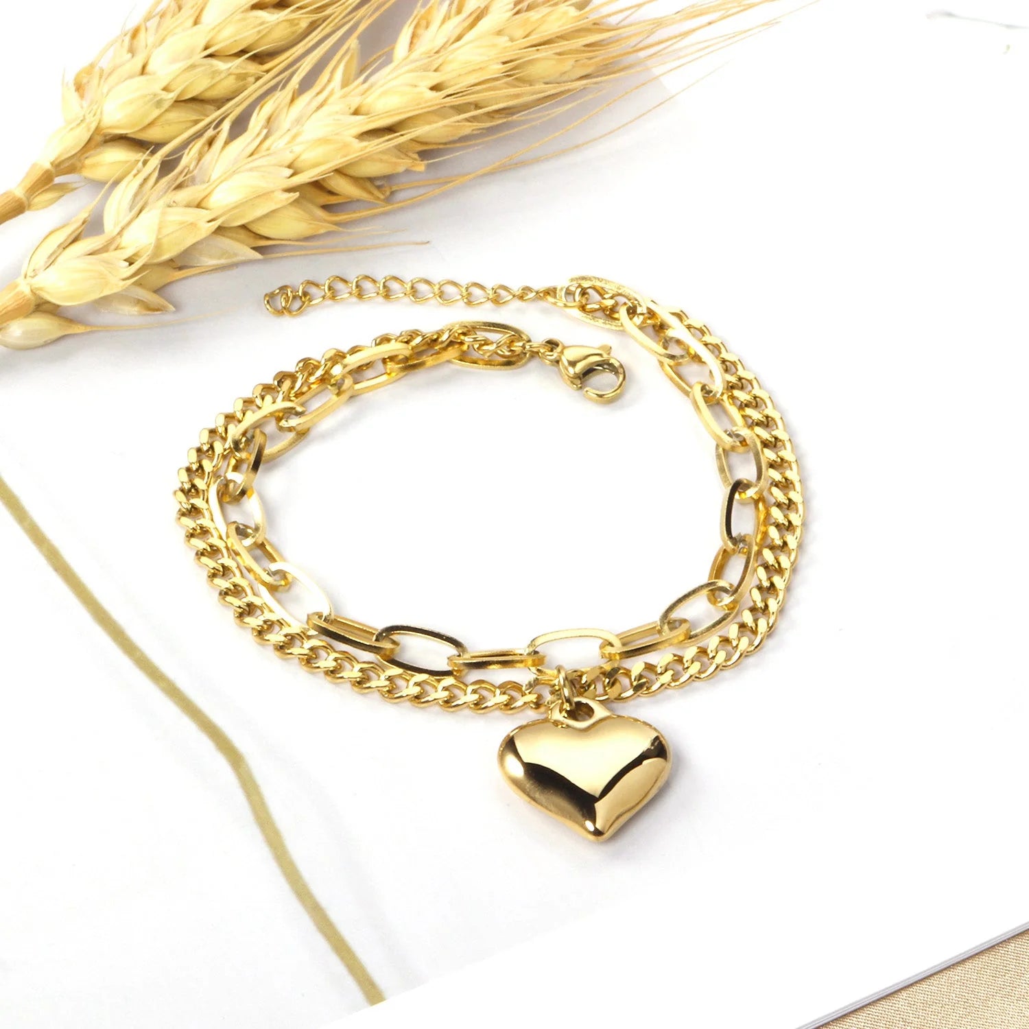 Liliane Heart Bracelet