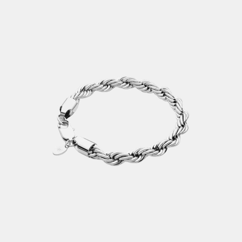 6MM Rope Bracelet | Silver