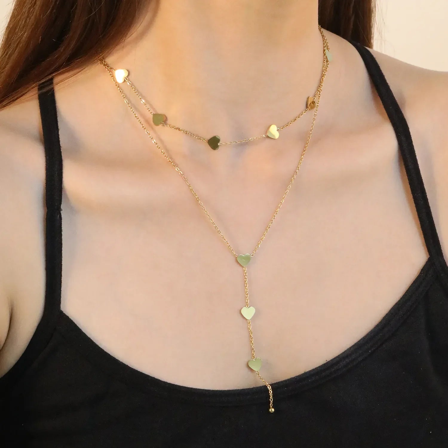 Rina Heart Necklace