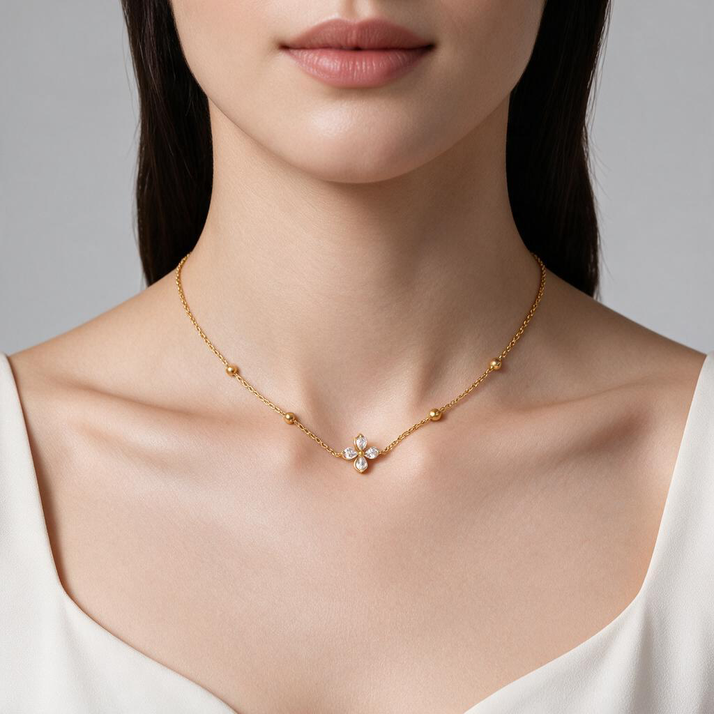 Riva Solitaire Necklace