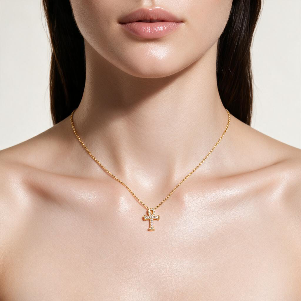 Asha Cross Necklace