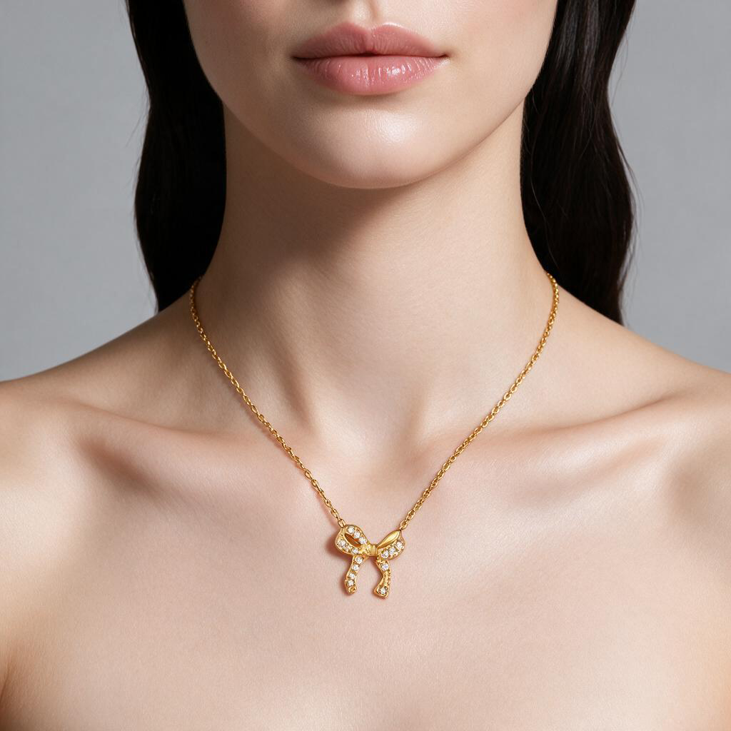 Amélie Bow Necklace
