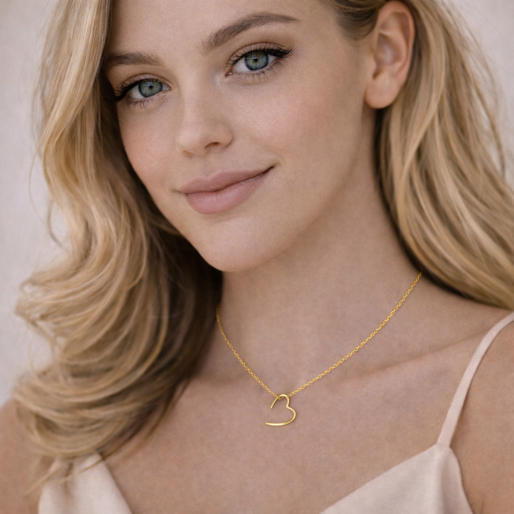 Load video: Colette Heart Necklace