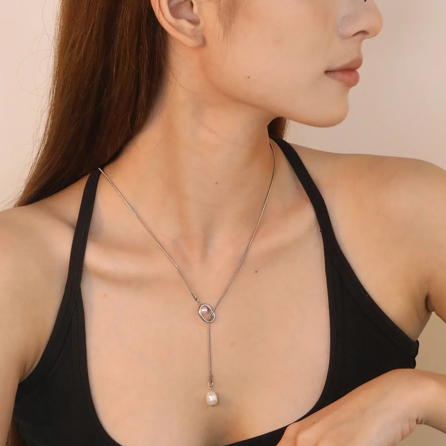 Cleo Pearl Necklace
