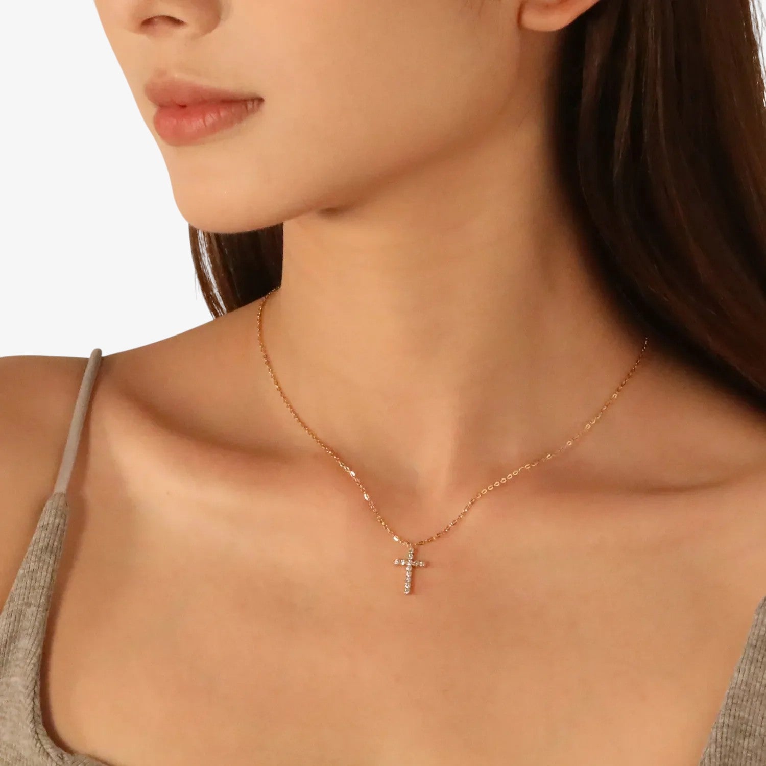 Rosalind Cross Necklace