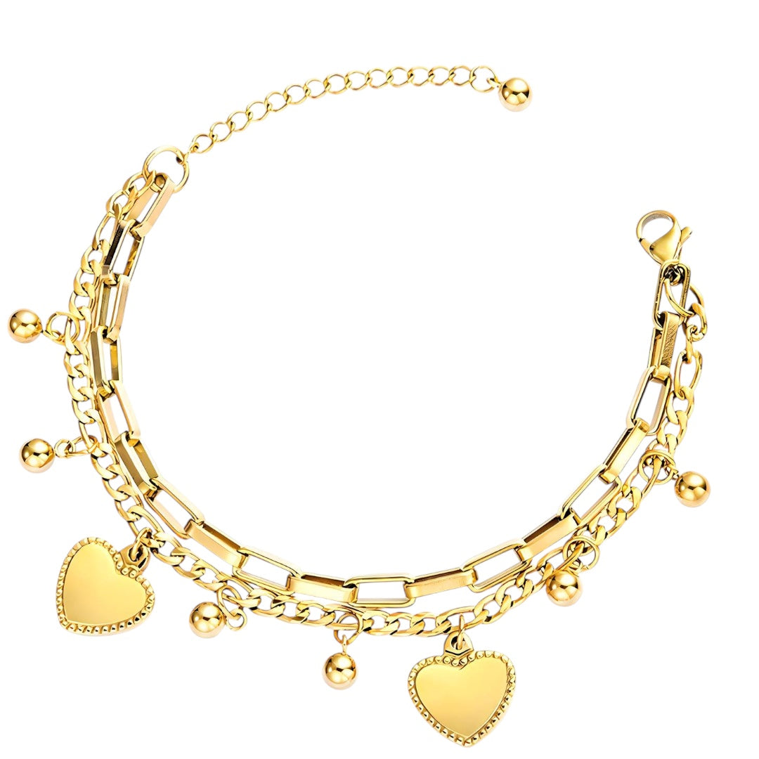 Liliane Heart Charm Bracelet