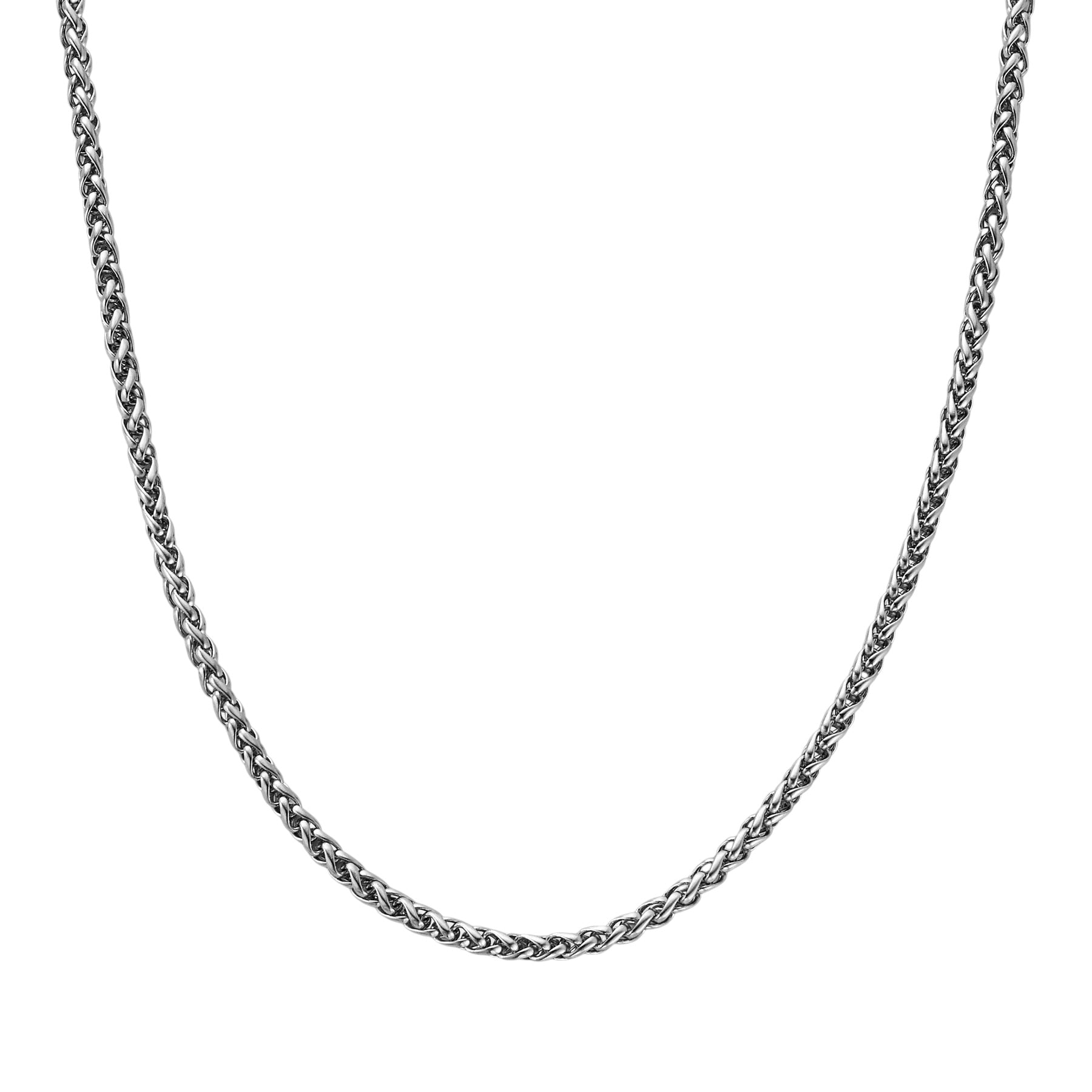 4MM Wheat Chain | Silver