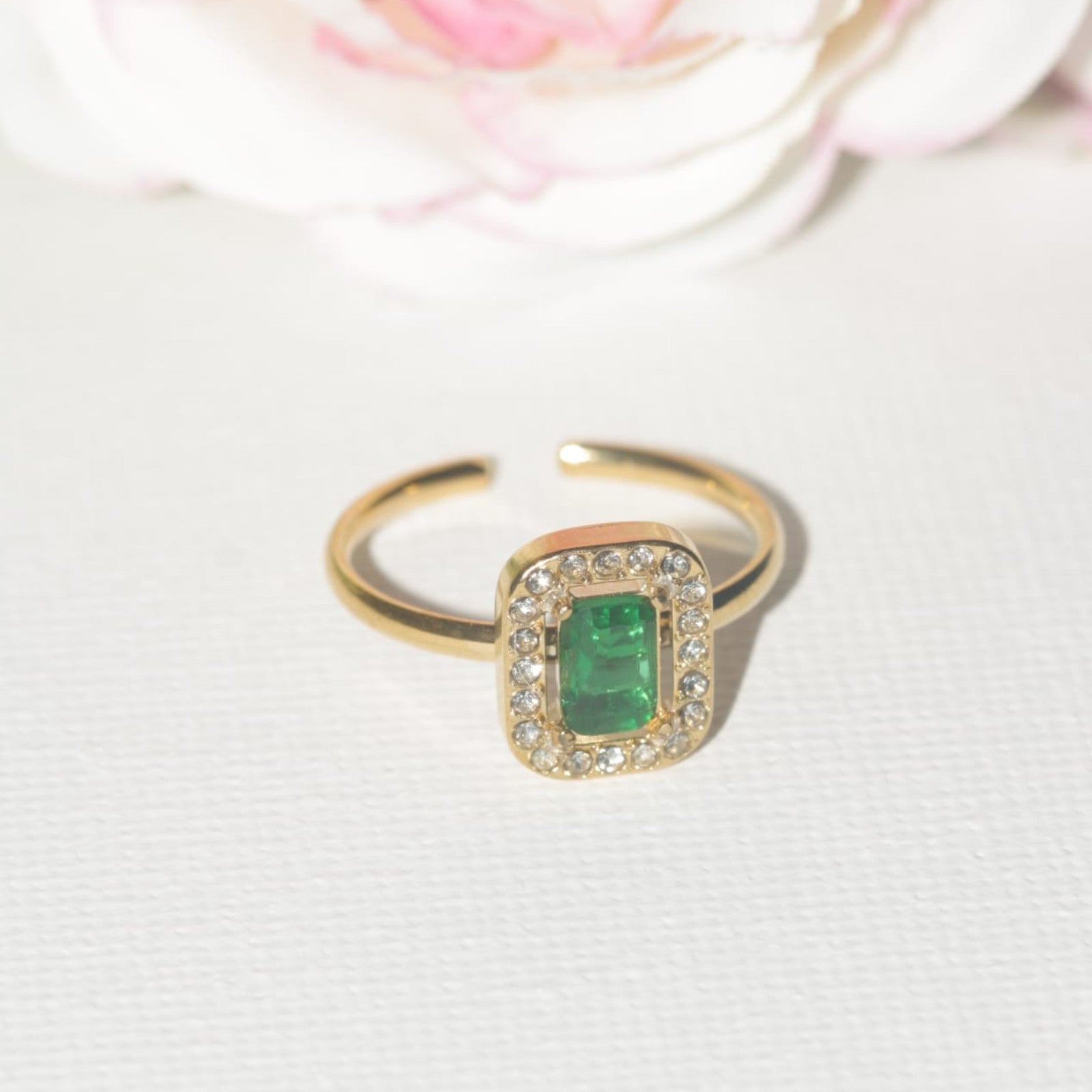 Genevieve Emerald Ring