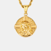 Jesus Cross Pendant | Gold