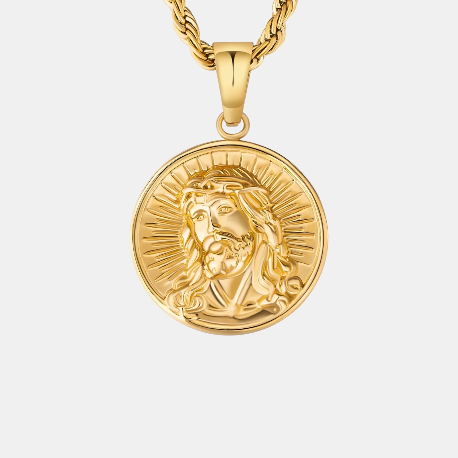 Light Of Jesus Pendant | Gold